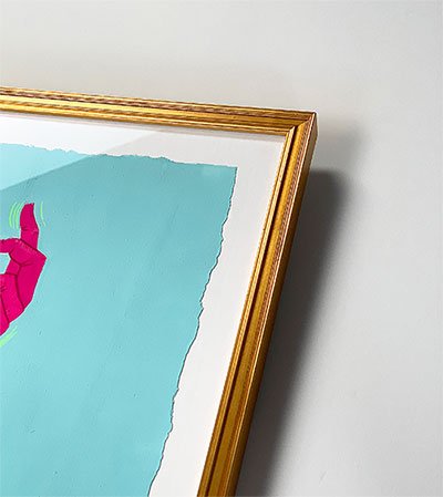 custom framing online sandwich float mount