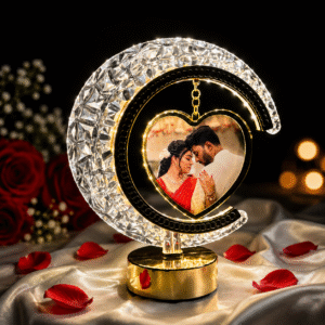 Heart Moon Lamp